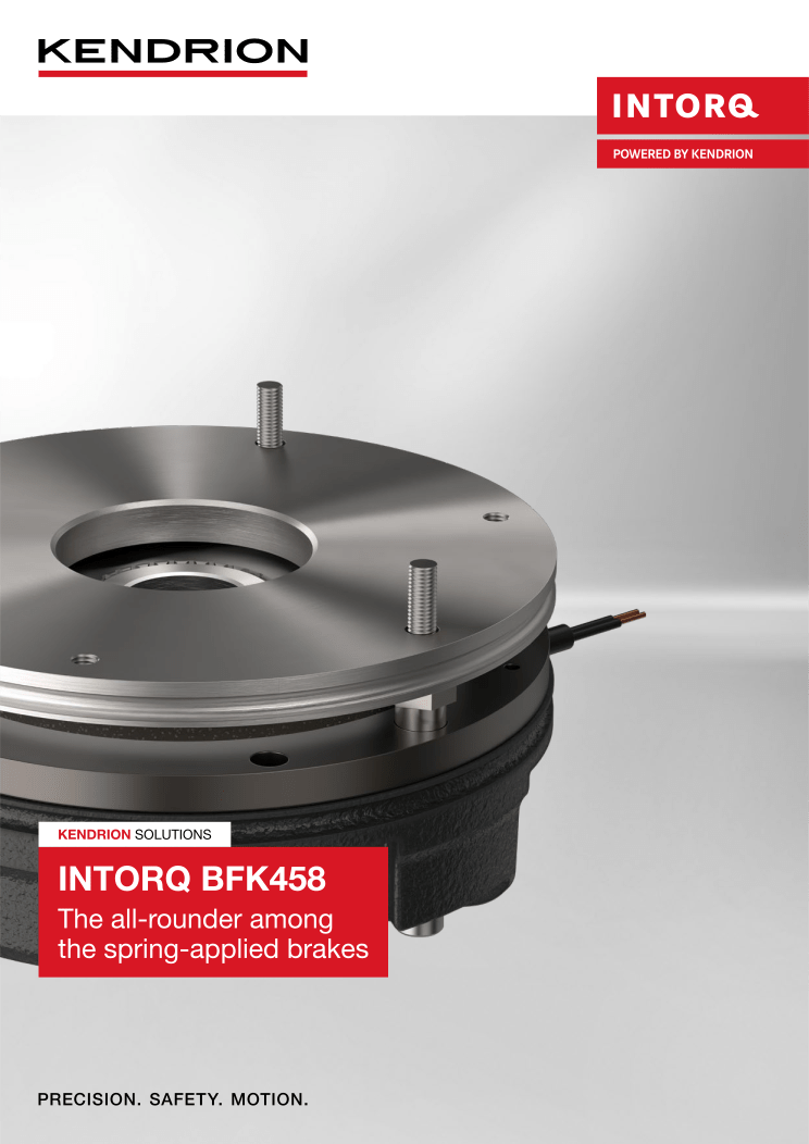 brochure spring applied brake bfk458 cover