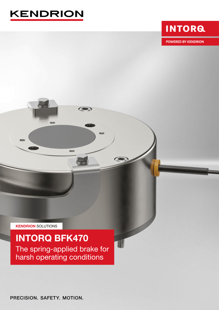 brochure spring applied brake bfk470 2023.04 cover