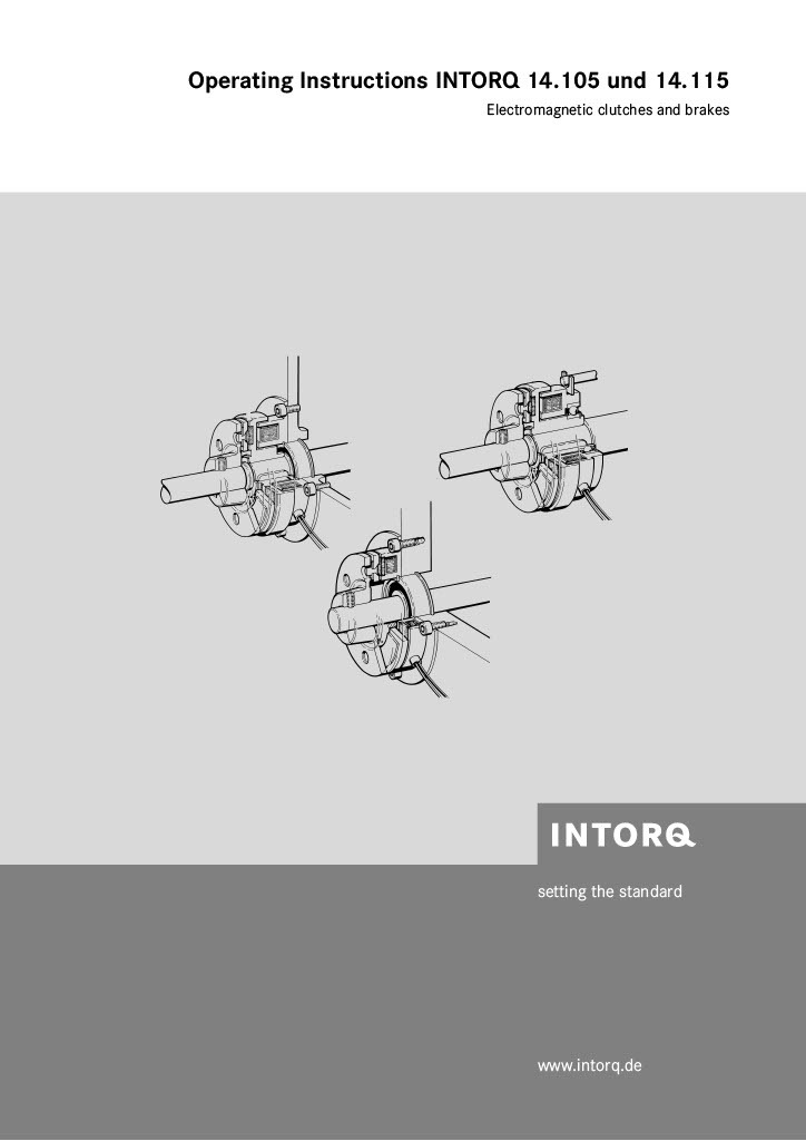 operating instructions drive components clutches clutch brake 14.105 u. 14.115 13231689 2020.10 cover