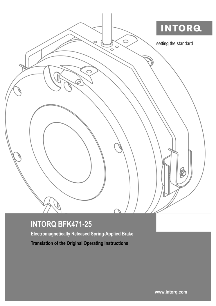 operating instructions spring applied brake BFK471 25 33002383 2020.10